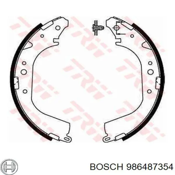 Тормоза рабочие задние ножные и тормозные барабаны Bosch 986487354 цена, от 37.89 USD
