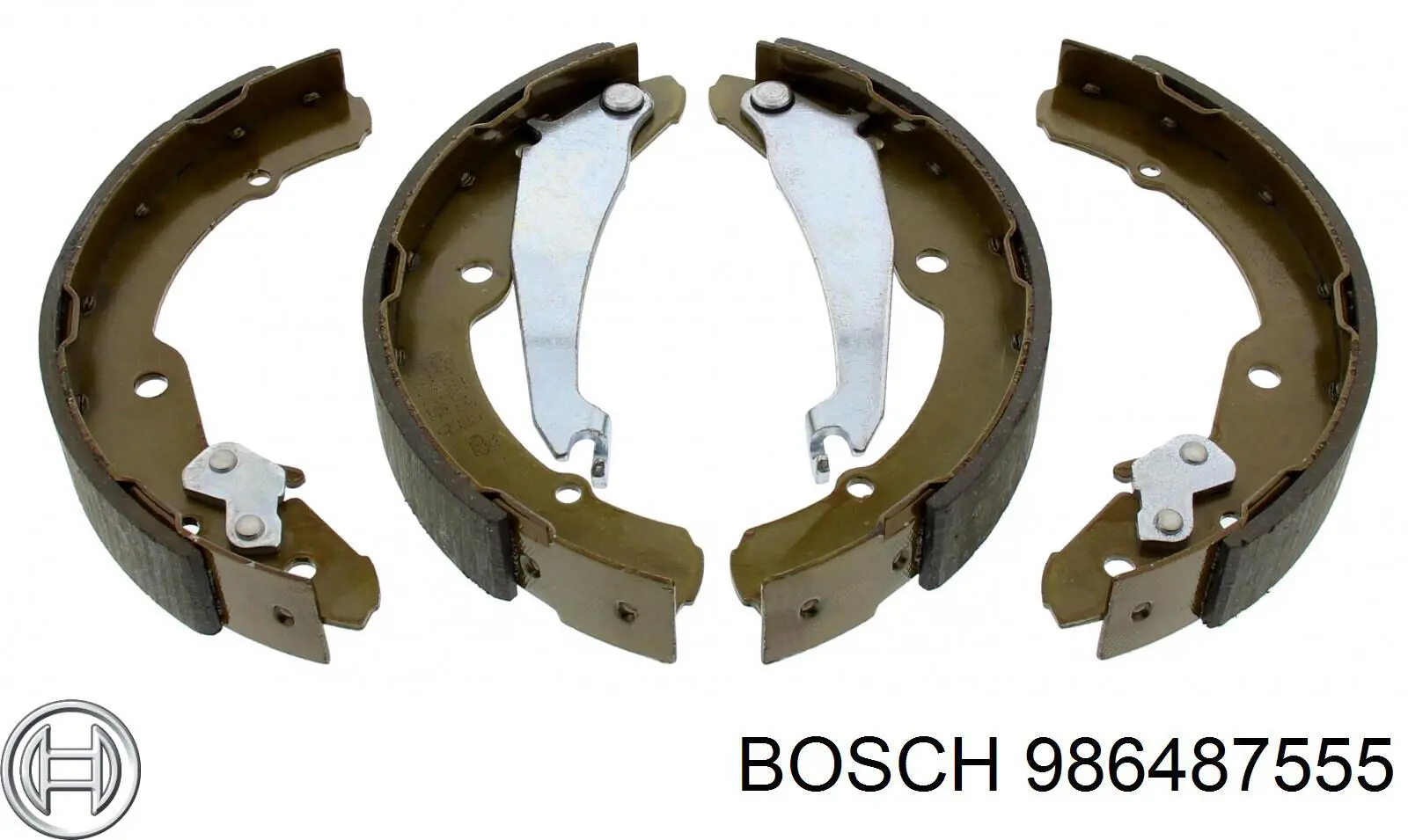 986487555 Bosch Барабанные тормозные колодки