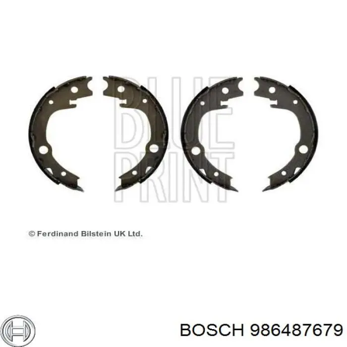 986487679 Bosch Тормозные колодки ручника