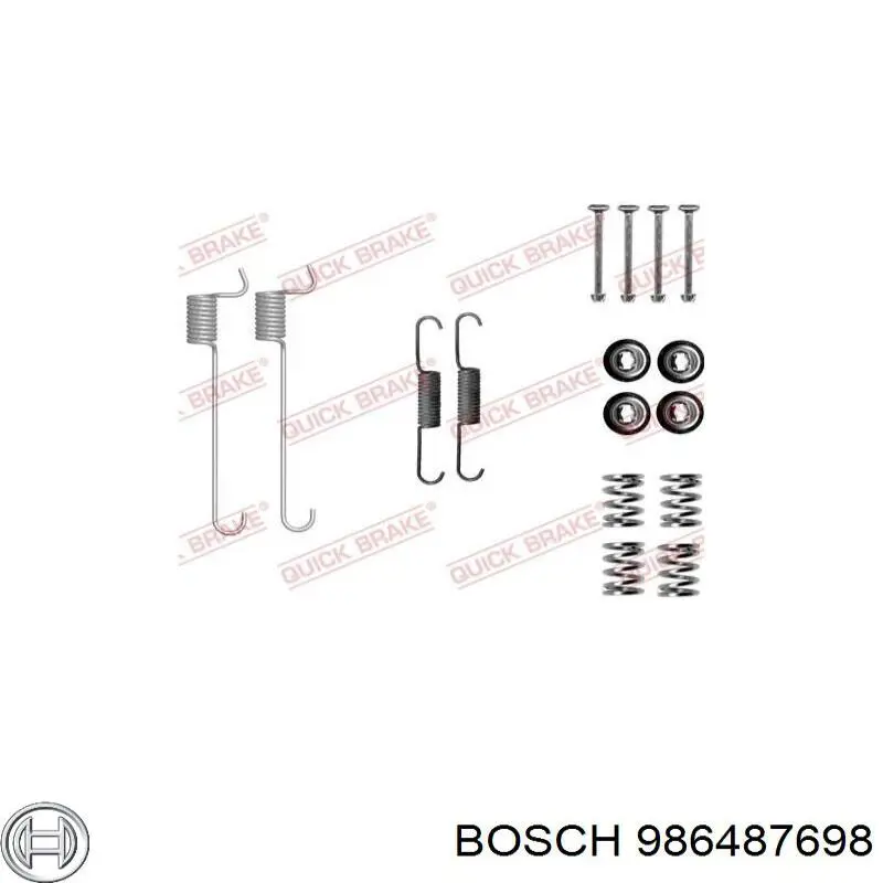 Колодки ручника 986487698 Bosch