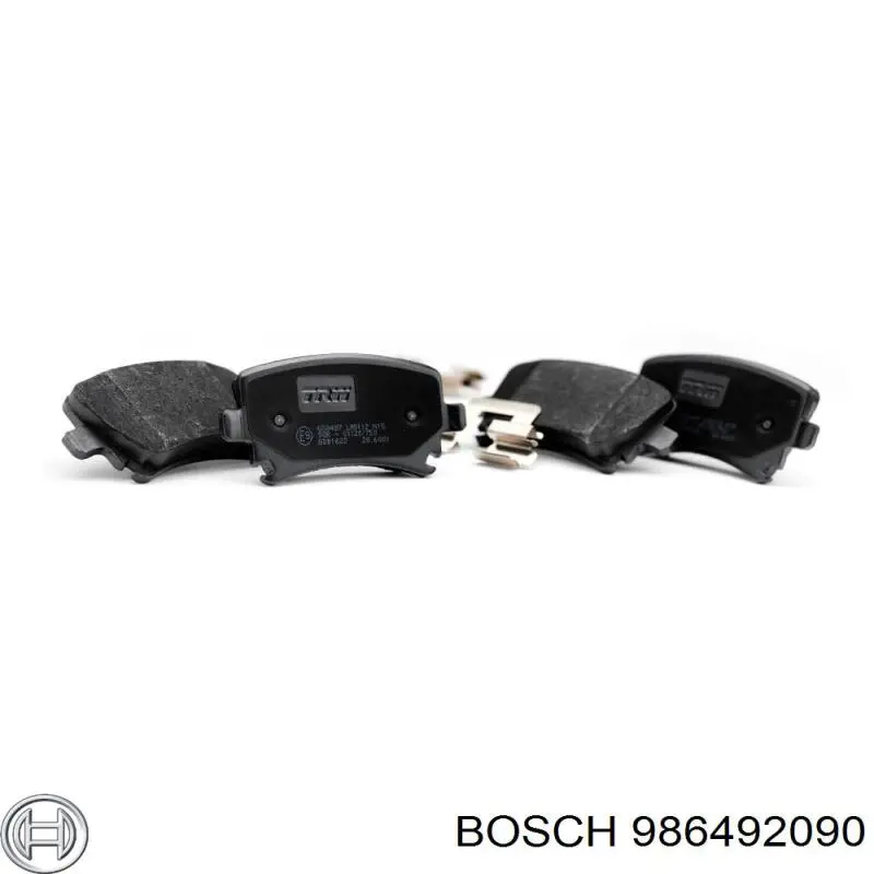 Купить 986492090 Bosch Колодки тормозные