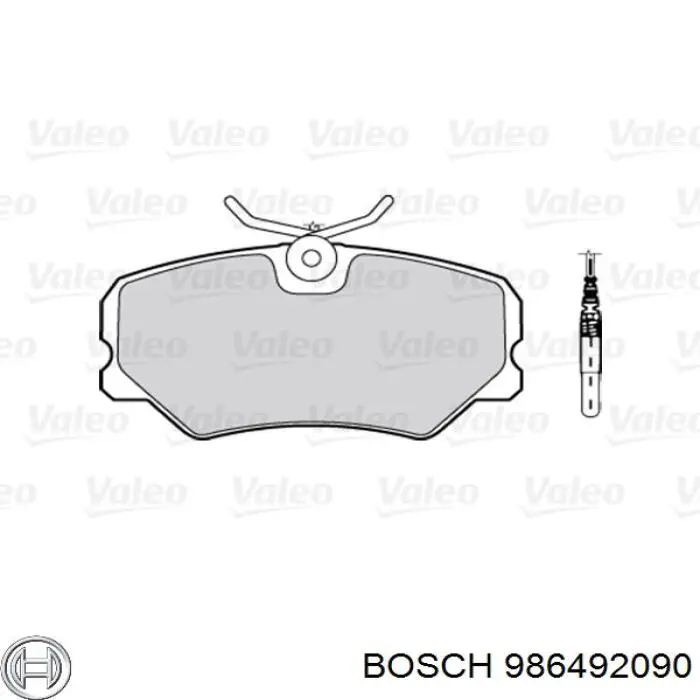 Колодки Bosch 986492090 цена, от 14.19 USD