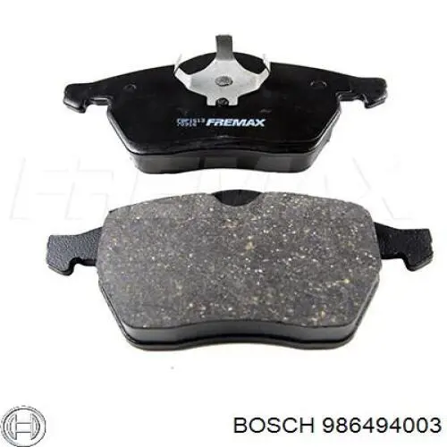 Купить 986494003 Bosch Колодки тормозные