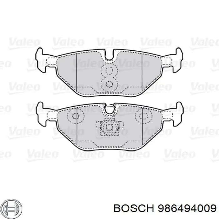 Колодки дисковые  Bosch 986494009 цена, от 16.41 USD