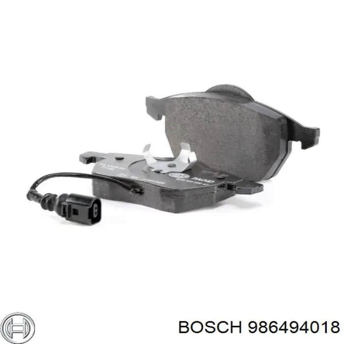 Передние тормозные колодки 986494018 Bosch