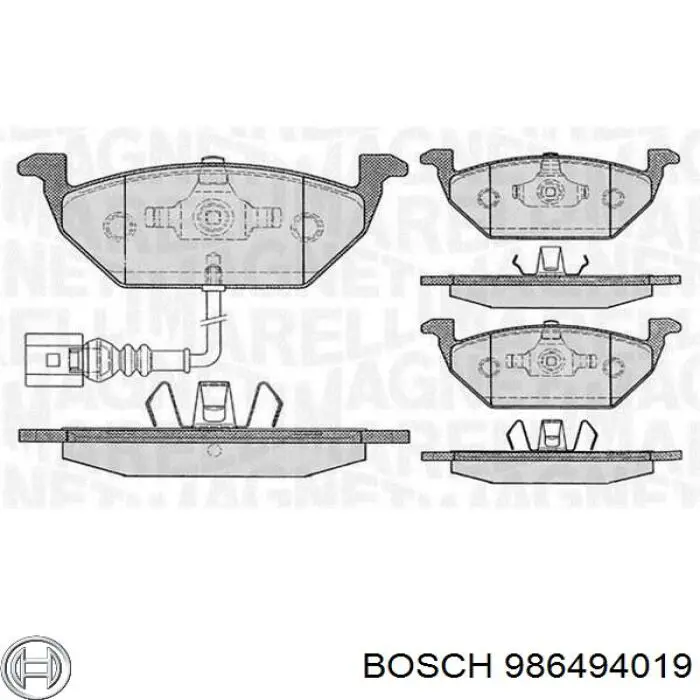 Колодки Bosch 986494019 цена, от 22.30 USD