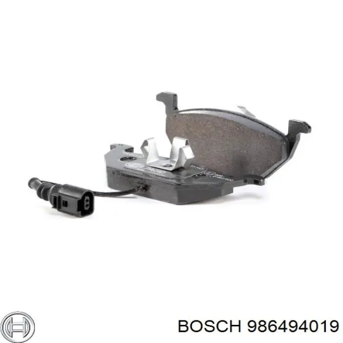 Передние тормозные колодки 986494019 Bosch
