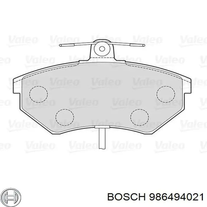Колодки Bosch 986494021 цена, от 19.15 USD