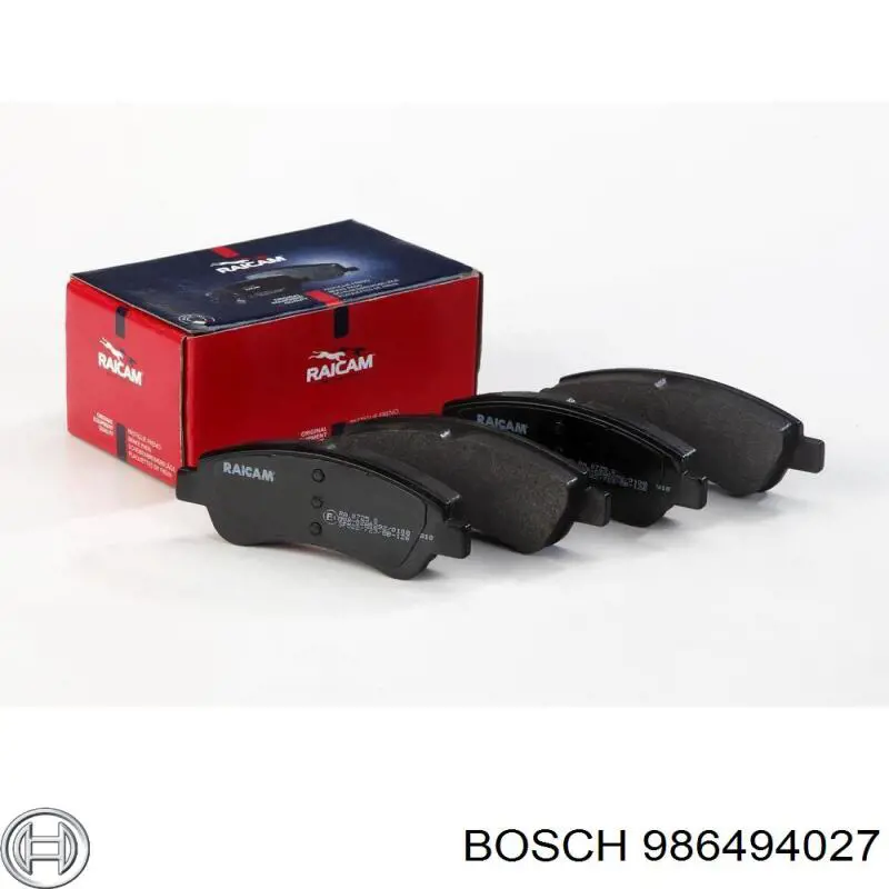 986494027 Bosch Колодки передние