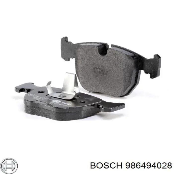 986494028 Bosch Колодки передние