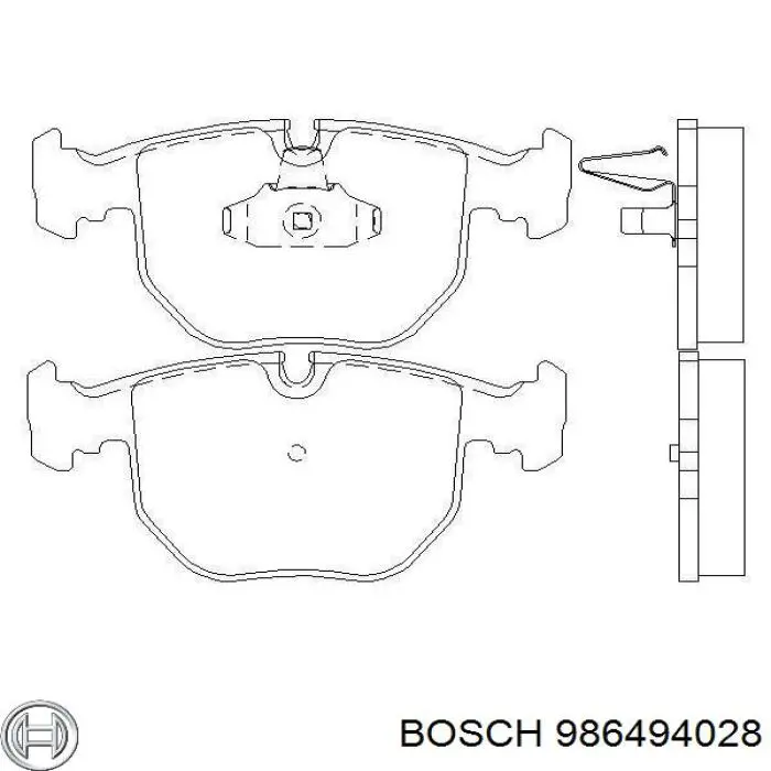 Колодки Bosch 986494028 цена, от 38.19 USD