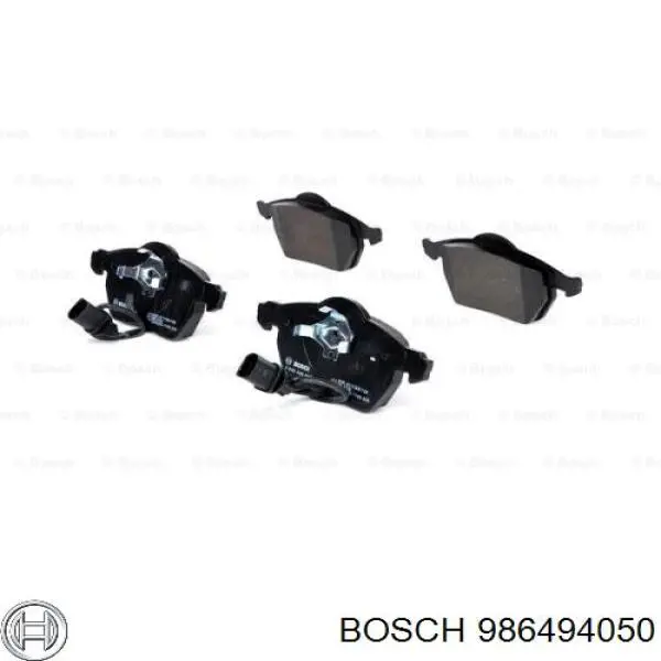 Купить 986494050 Bosch Колодки тормозные