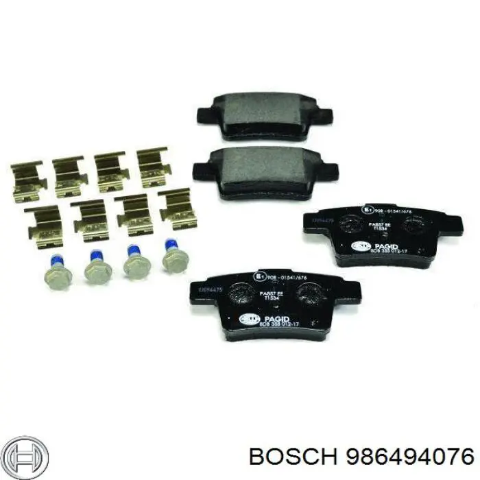 Колодки дисковые  Bosch 986494076 цена, от 16.80 USD