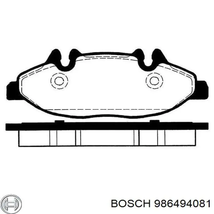 Колодки Bosch 986494081 цена, от 26.73 USD
