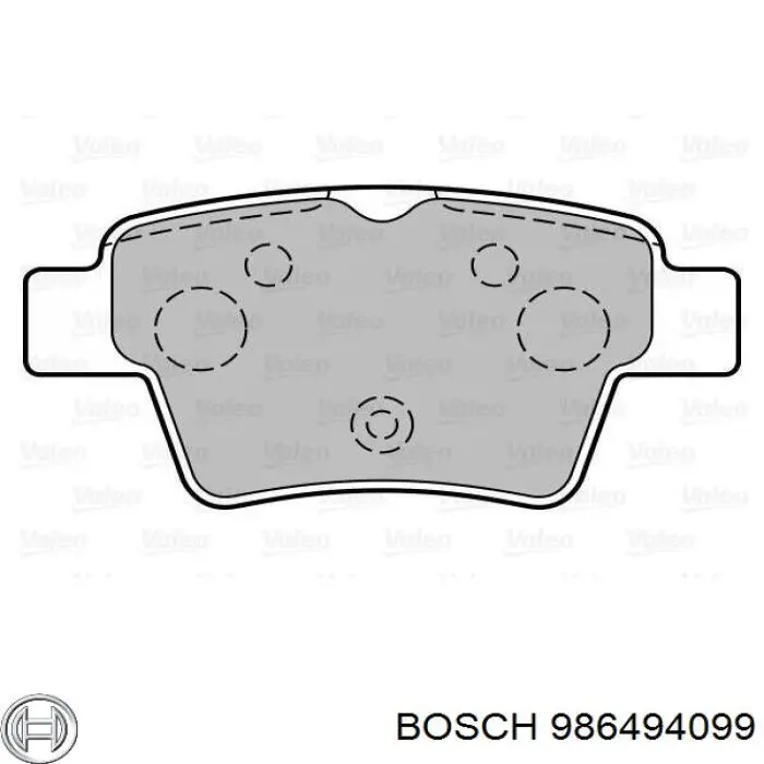 Колодки дисковые  Bosch 986494099 цена, от 16.47 USD