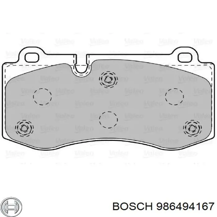 Колодки Bosch 986494167 цена, от 48.35 USD