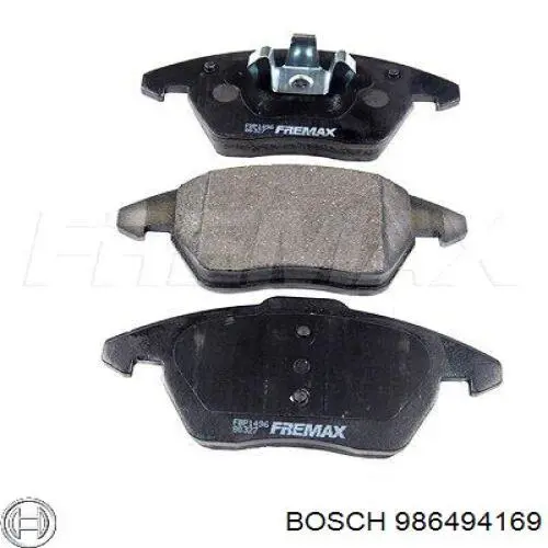 Колодки Bosch 986494169 цена, от 47.86 USD