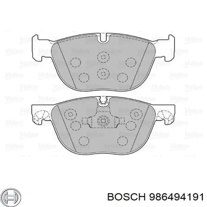 Колодки Bosch 986494191 цена, от 112.46 USD
