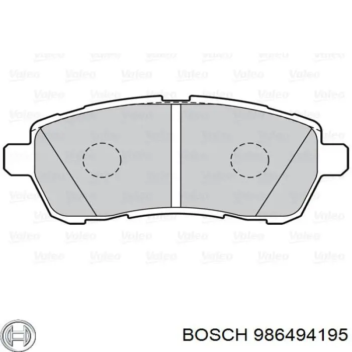 Колодки Bosch 986494195 цена, от 23.55 USD