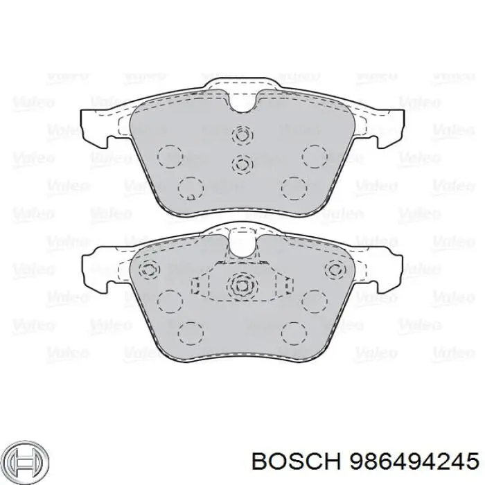Колодки Bosch 986494245 цена, от 36.28 USD