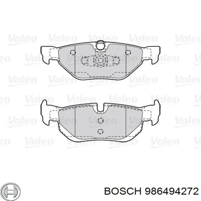 Колодки дисковые  Bosch 986494272 цена, от 34.28 USD