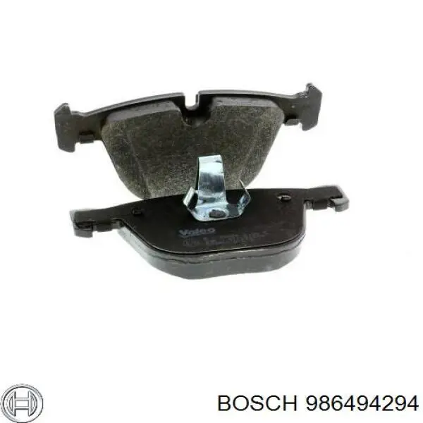 986494294 Bosch колодки тормозные задние дисковые