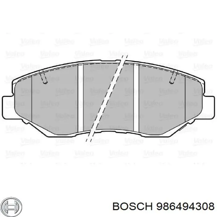Колодки Bosch 986494308 цена, от 29.91 USD