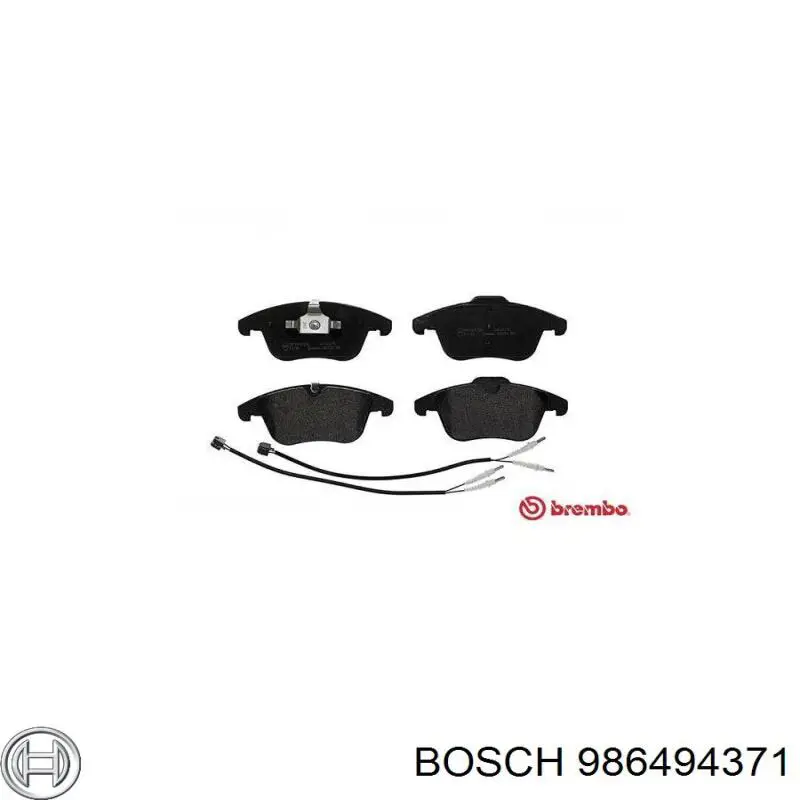 Колодки Bosch 986494371 цена, от 43.11 USD