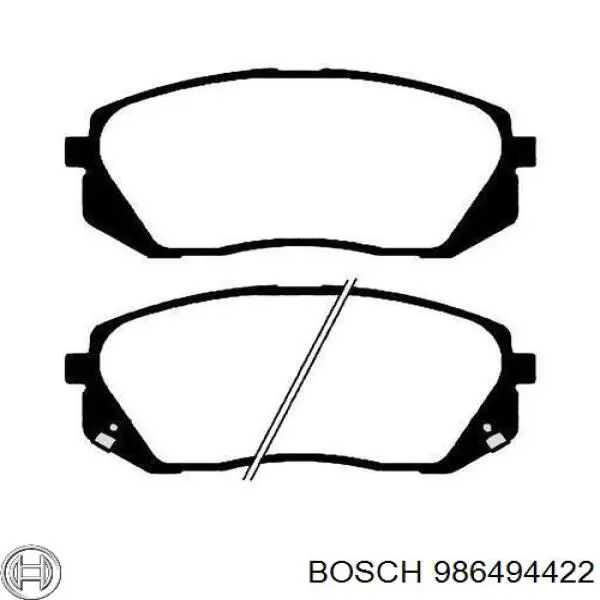 Колодки Bosch 986494422 цена, от 35.85 USD