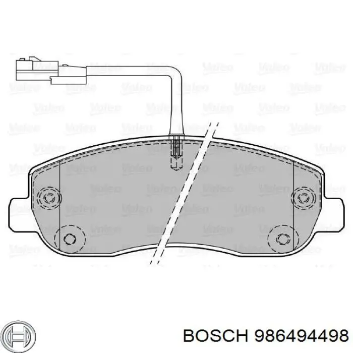Колодки Bosch 986494498 цена, от 27.75 USD