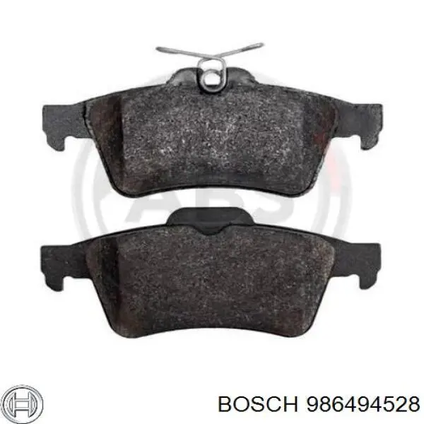 986494528 Bosch Колодки тормозные дисковые комплект