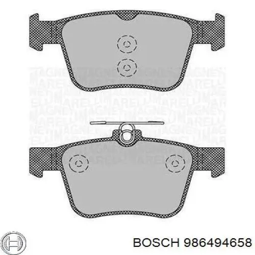 Колодки дисковые  Bosch 986494658 цена, от 33.30 USD