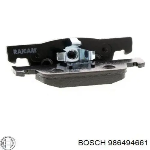 Купить 986494661 Bosch Колодки тормозные