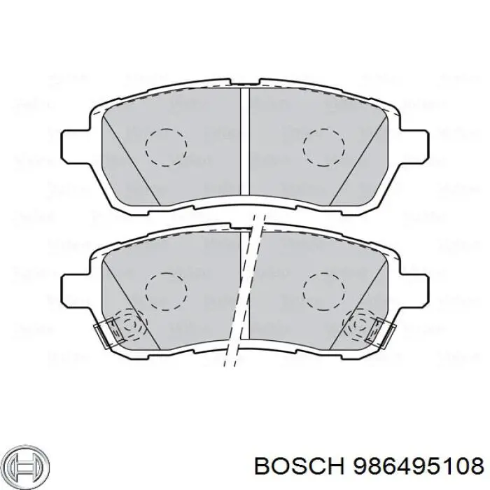 Колодки Bosch 986495108 цена, от 23.62 USD