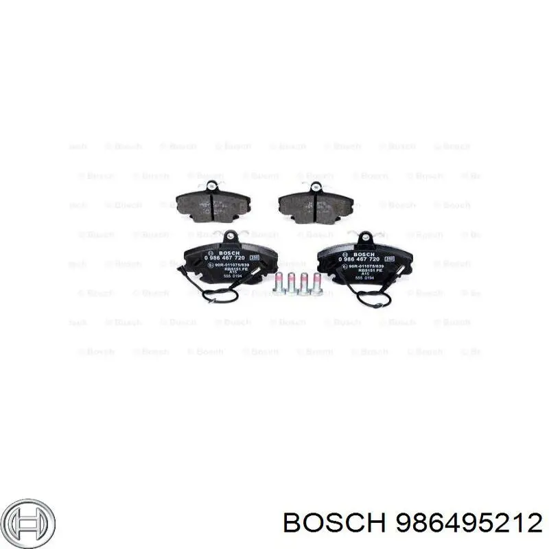 Колодки Bosch 986495212 цена, от 16.66 USD