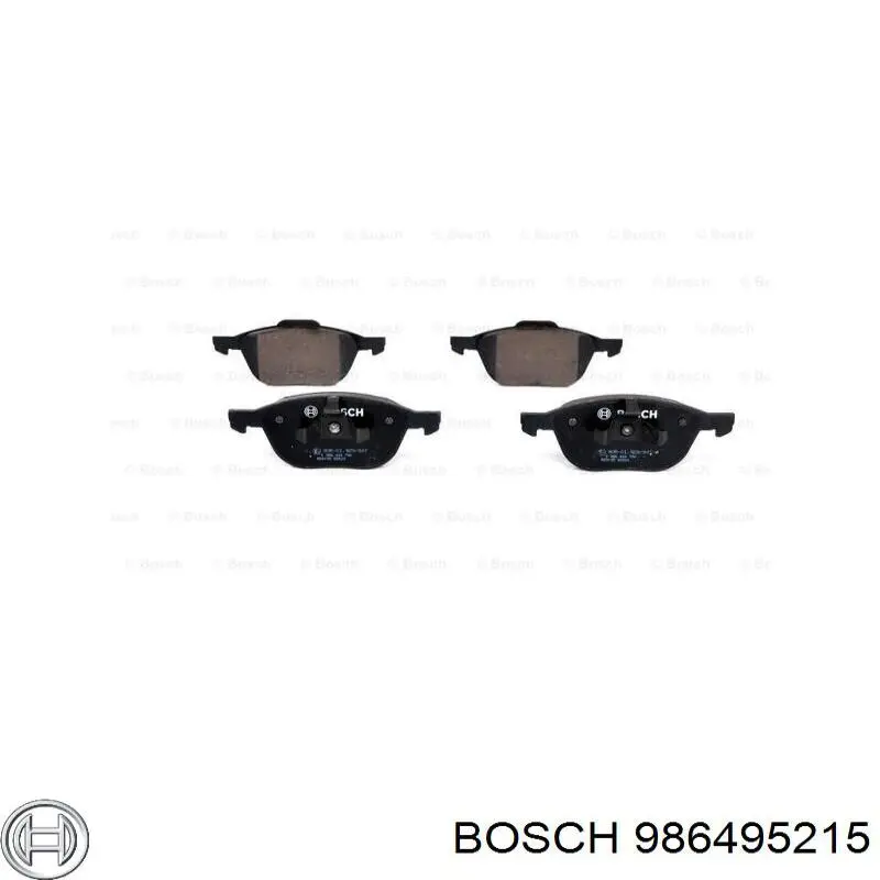 986495215 Bosch Колодки передние