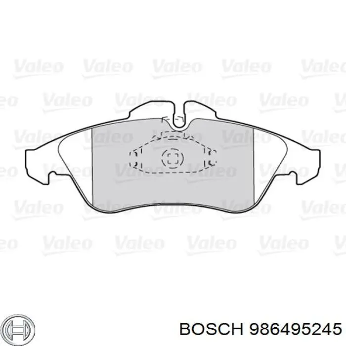 Колодки Bosch 986495245 цена, от 18.06 USD