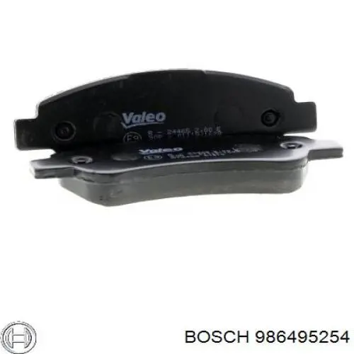 986495254 Bosch Колодки тормозные дисковые комплект