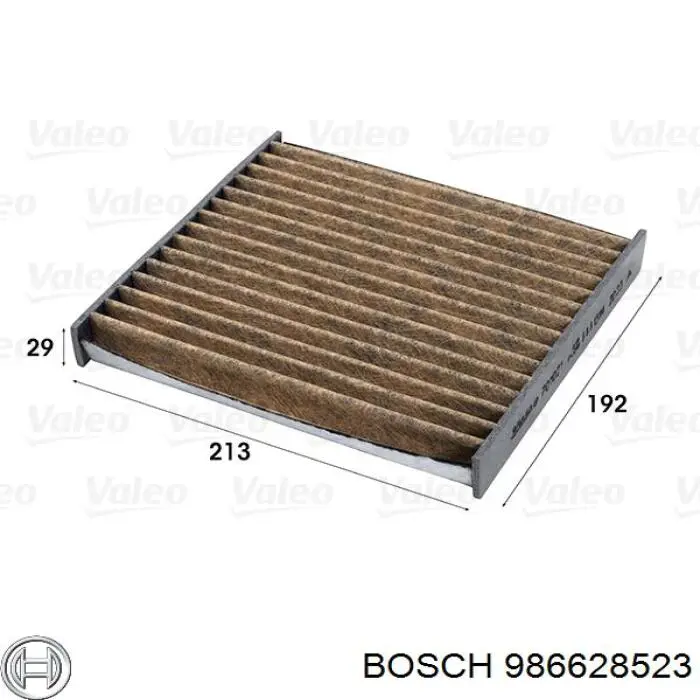 Filtro de habitáculo 986628523 Bosch