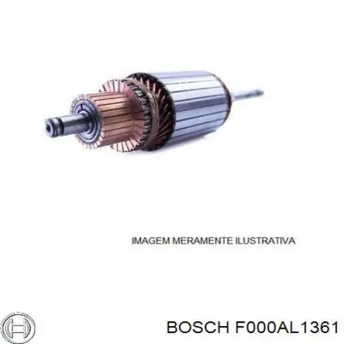 F000AL1361 Bosch стартер
