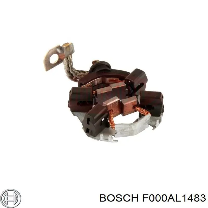F000AL1483 Bosch щеткодержатель стартера