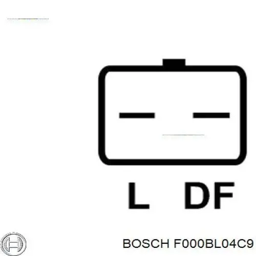 Генератор F000BL04C9 Bosch