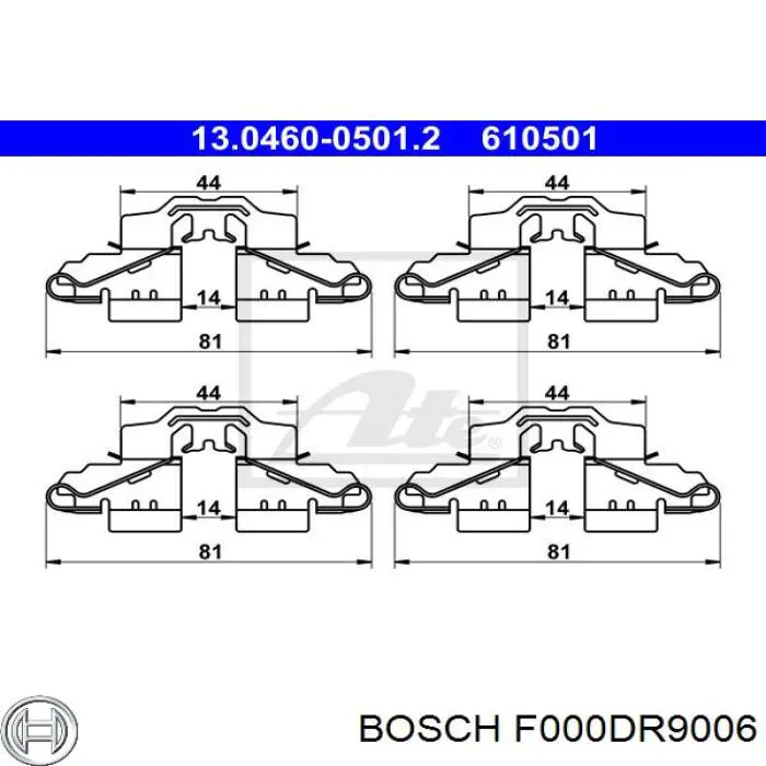 Купить F000DR9006 Bosch Регулятор давления топлива в баке