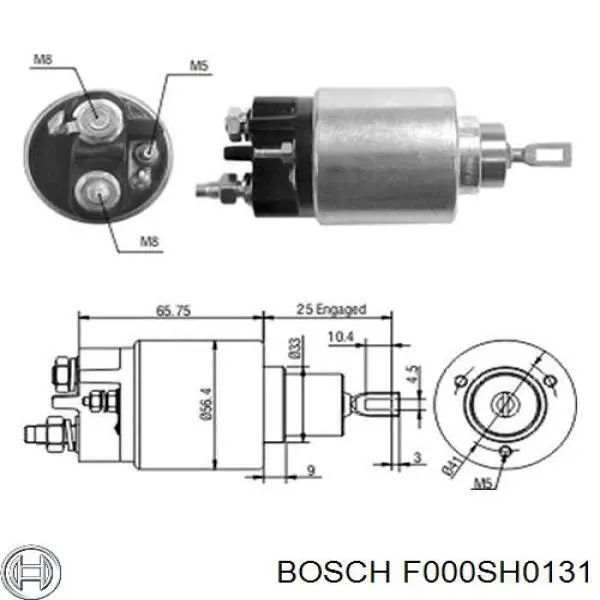 F000SH0131 Bosch реле втягивающее стартера