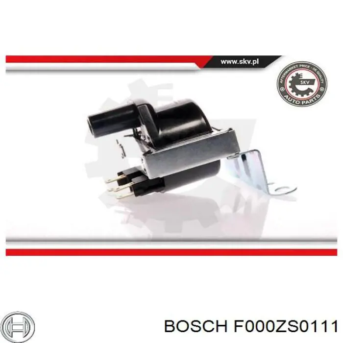 Катушка зажигания F000ZS0111 Bosch