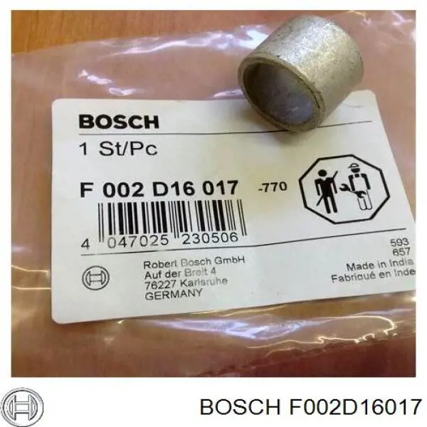 F002D16017 Bosch kit de reparação da bomba de combustível de pressão alta