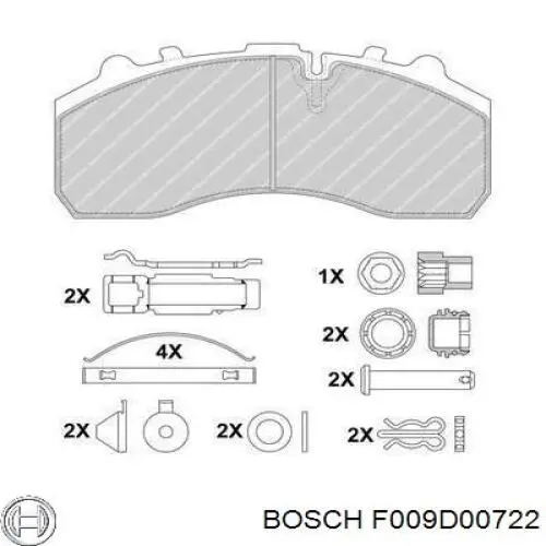 Прокладка вакуумного насоса Bosch F009D00722