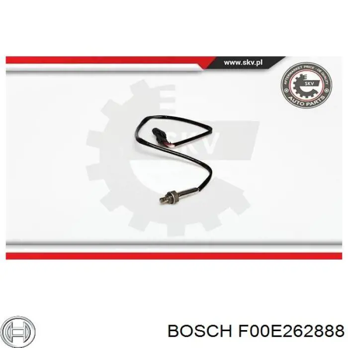 F00E262888 Bosch Лямбда-зонд, датчик кислорода до катализатора