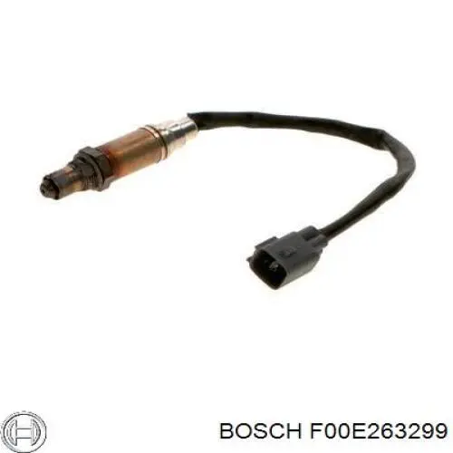 F00E263299 Bosch sonda lambda, sensor de oxigênio depois de catalisador