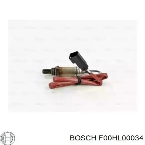 F 00H L00 034 Bosch лямбда-зонд, датчик кислорода до катализатора